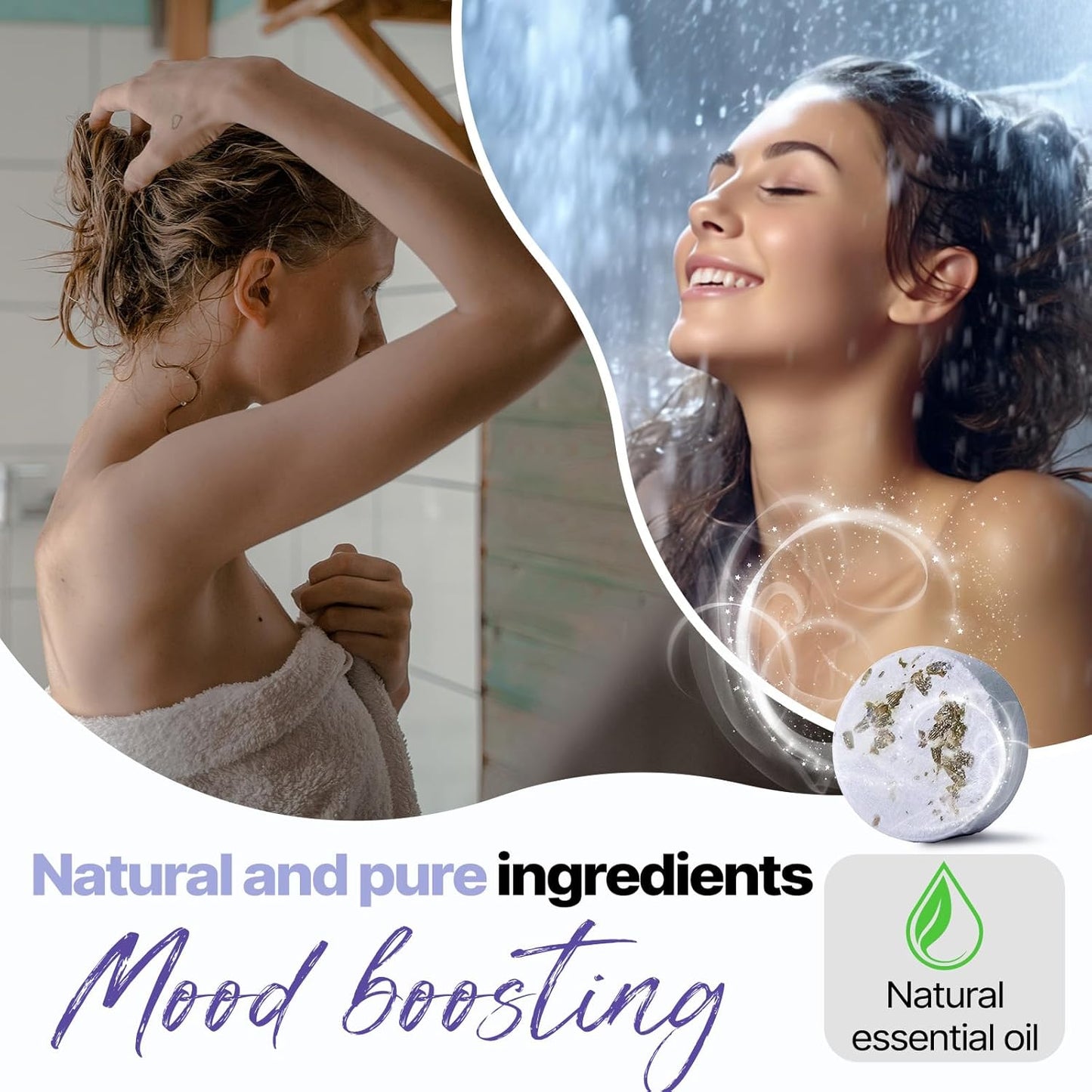 Shower Steamers Aromatherapy Gift Set -  8 Natural Essential Oil Infused Relaxation Tablets for Self-Care, Ideal for Birthdays, Mothers Day, Fathers Day, or a treat for yourself when you want to self indulge and take care of yourself.
